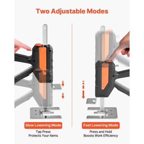 Arbeitssparender Wagenheber 2 Stück 200 kg Kapazität 2 Hubpositionen bis 195 mm Schwarz