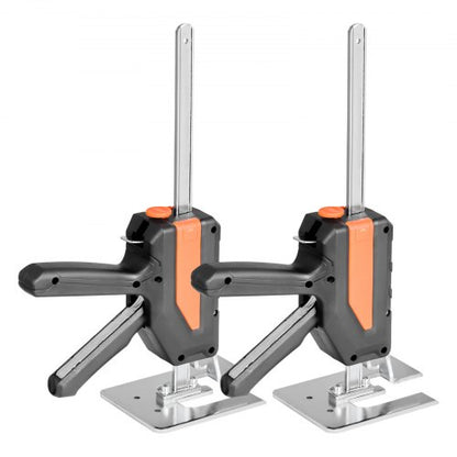 Arbeitssparender Wagenheber 2 Stück 200 kg Kapazität 2 Hubpositionen bis 195 mm Schwarz