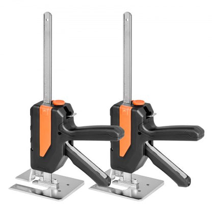 Arbeitssparender Wagenheber 2 Stück 200 kg Kapazität 2 Hubpositionen bis 195 mm Schwarz