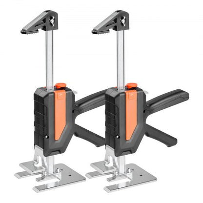 Arbeitssparender Wagenheber 2 Stück 200 kg Kapazität 2 Hubpositionen bis 195 mm Schwarz