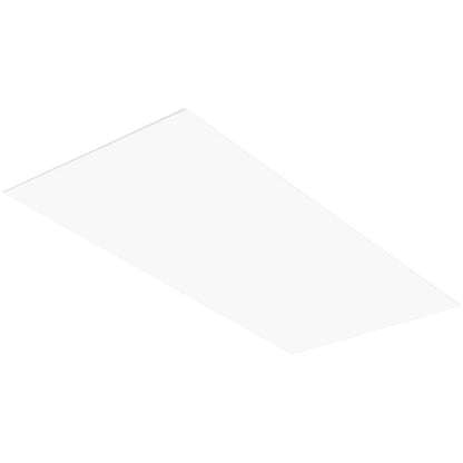 Deckenplatten 10er-Pack 24 x 24 Zoll PVC-Schaum Feuerbeständig Glatt Weiß