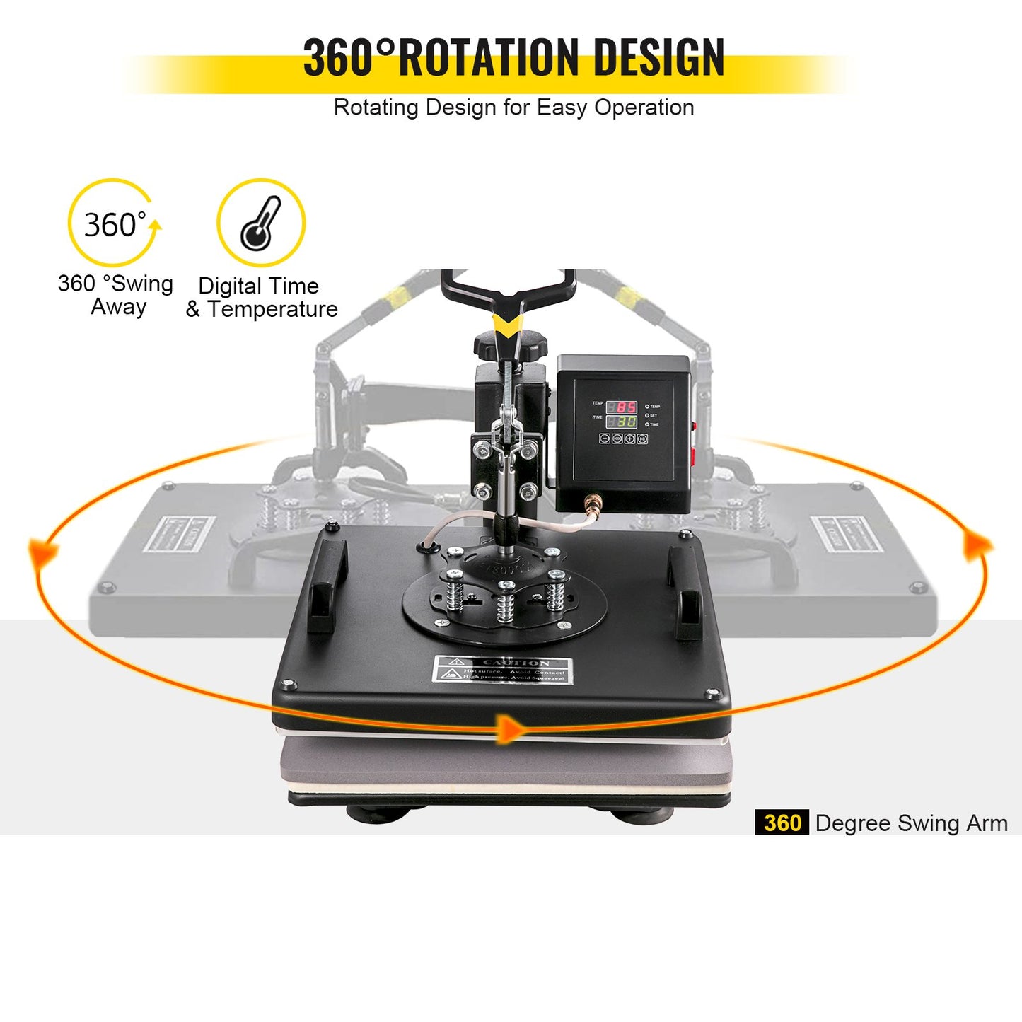 8 In 1 Heat Press Sublimation Machine & 28" Vinyl Cutter Cutting Plotter