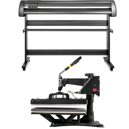 5 in 1 Wärme Drücken 15 "x 15" Transfer Abdeckung 53 "Vinyl Schneiden Plotter Cut 3 Klingen