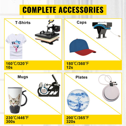 Digital Clamshell 15" X 15" (38 X 38cm) Heat Transfer Press + 28 Inch Vinyl Cutter Machine Kit Software