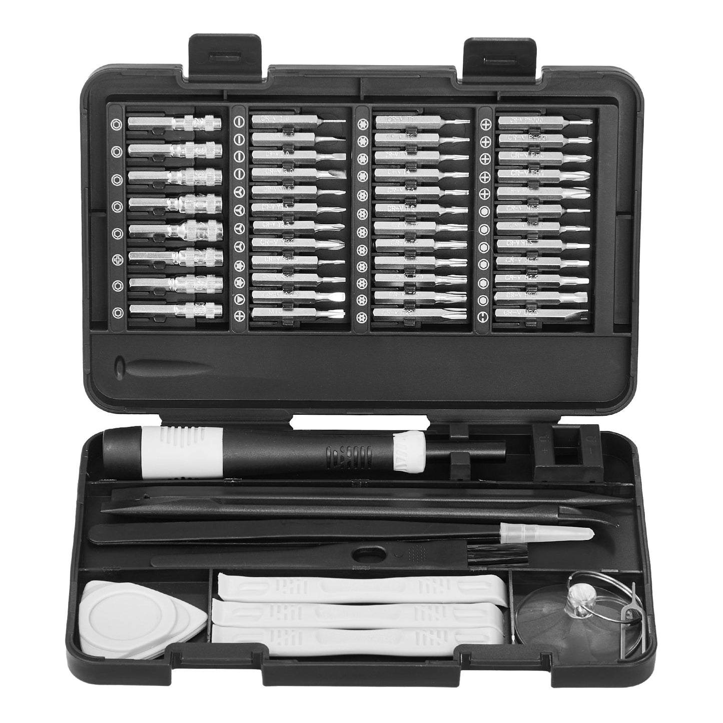 Screwdriver Set, 59-Piece Small Precision Screwdriver Set with Phillips, Flat Head, Torx, Pentalobe Bits, Tweezer for Men, Mini Cleaning Repair Tool Kit for iPhone, MacBook, Laptop, Computer