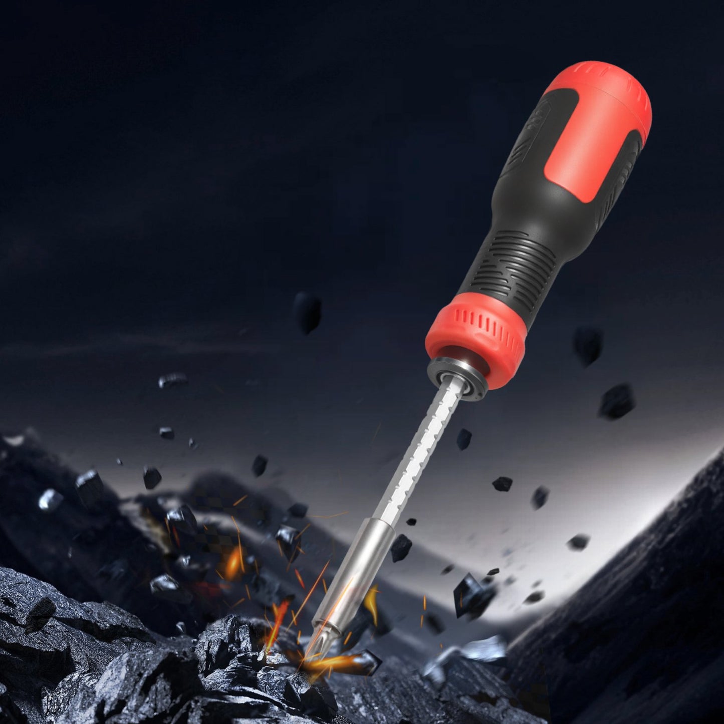 Screwdriver Set, 13 in 1 Magnetic Multi Bit Mini Nut Driver Set, Phillips, Flat Head, Torx, Square Bits for Men, Manual Precision Repair Tool Kit for Sockets, Furniture, Home Appliances, Cars