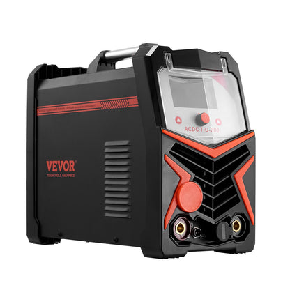 TIG Welder, 200A 6-In-1 Aluminum Welding Machine (LED Display) - AC TIG/DC TIG/AC Pulse TIG/DC Pulse TIG/Spot TIG/MMA(Stick), 110&220V Dual Voltage Electric Welder with Synergic Control IGBT