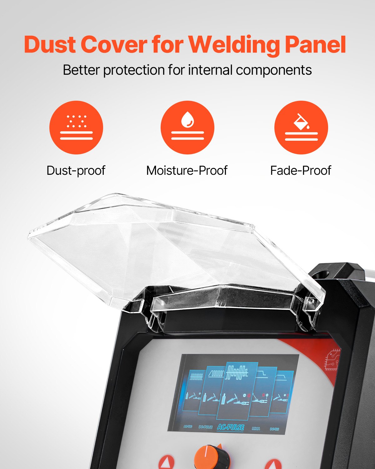 TIG Welder, 225A 6-In-1 Aluminum Welding Machine (Large LED Display)- AC TIG/DC TIG/AC Pulse TIG/DC Pulse TIG/Spot TIG/MMA(Stick), 110&220V Dual Voltage Electric Welder with IGBT Inverter