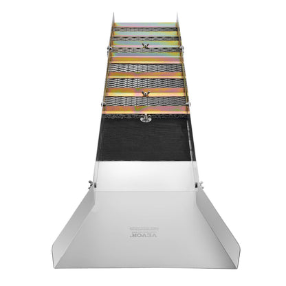 Gold Panning Kit med Sluice Box, 50" Aluminium Gold Mining Utrustning, 23 STS Gold Prospecting Kit med Gold Pan, Classifier Screen, Separations Magnet, Dragsko Ryggsäck och tillbehör