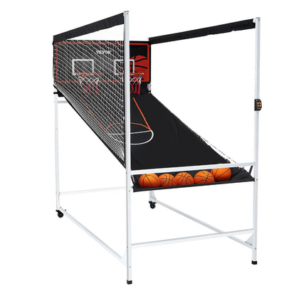 Indoor Double Shot Basketball Arcade-Spiel Iron Cage 2 Spieler 5 Bälle