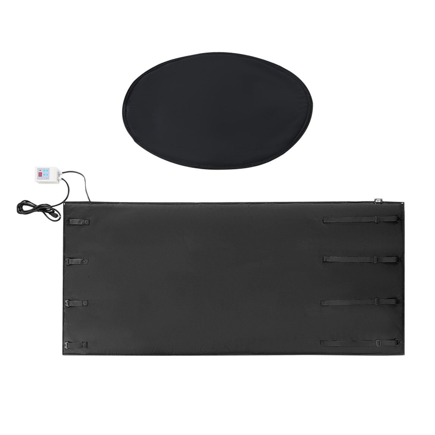 55 Gal Metal Drum Heater 1300W 0-145℉ Adjustable with Independent Thermostat