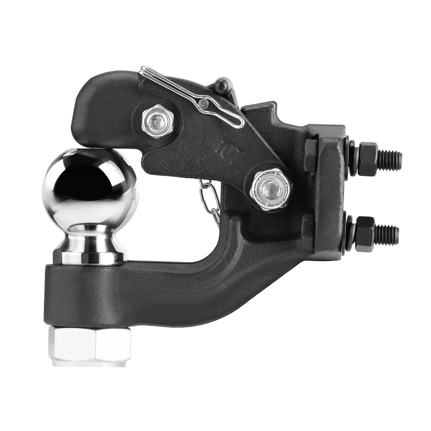 Pintle Hitch 2-5/16" Mount Hitch Ball för 2,5"-3" Lunette Ring 20000 lbs