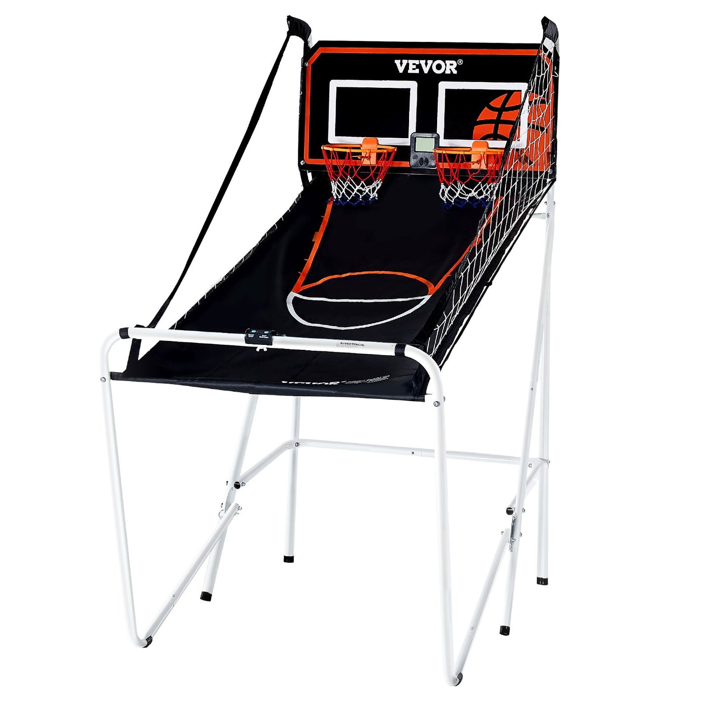 Hopfällbar inomhus Double Shot Basket Arcade Game 2 Player 4 Balls