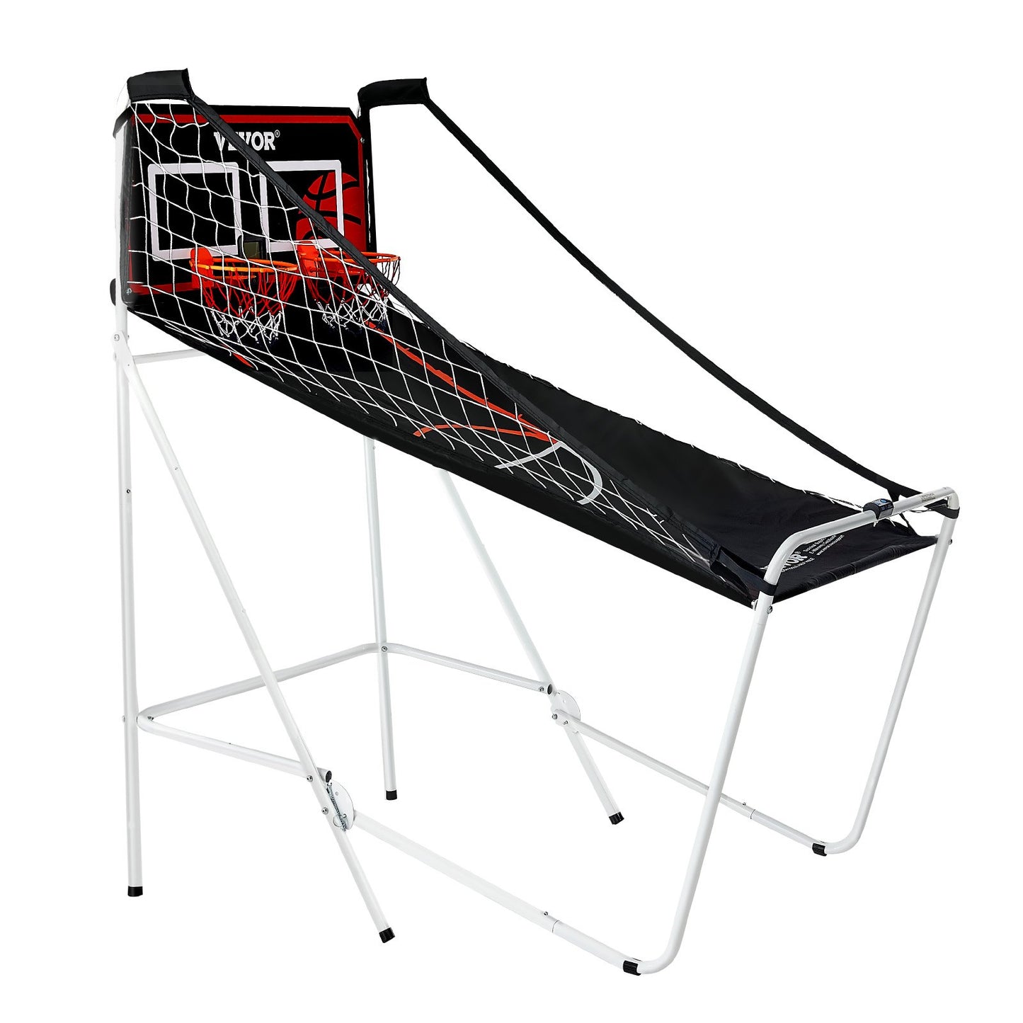 Hopfällbar inomhus Double Shot Basket Arcade Game 2 Player 4 Balls