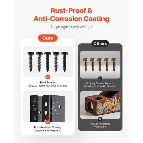 24 Stück Balkenhalterungen für 49 x 92 mm Balken, verdeckte Balkenhalterung