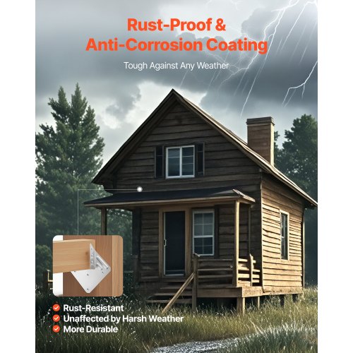 Hurricane-stag för takstolar, innermått 5,31x1,57x2,48 tum/135x40x63 mm, 25 st