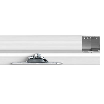 Bypass Door Hardware 6ft Bypass Closet Door Track Kit för 2-dörrssystem