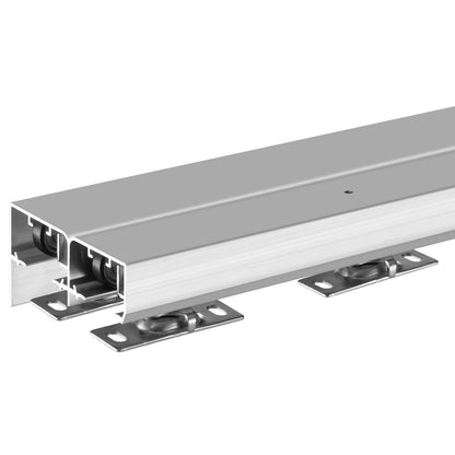 Bypass Door Hardware 6ft Bypass Closet Door Track Kit för 2-dörrssystem