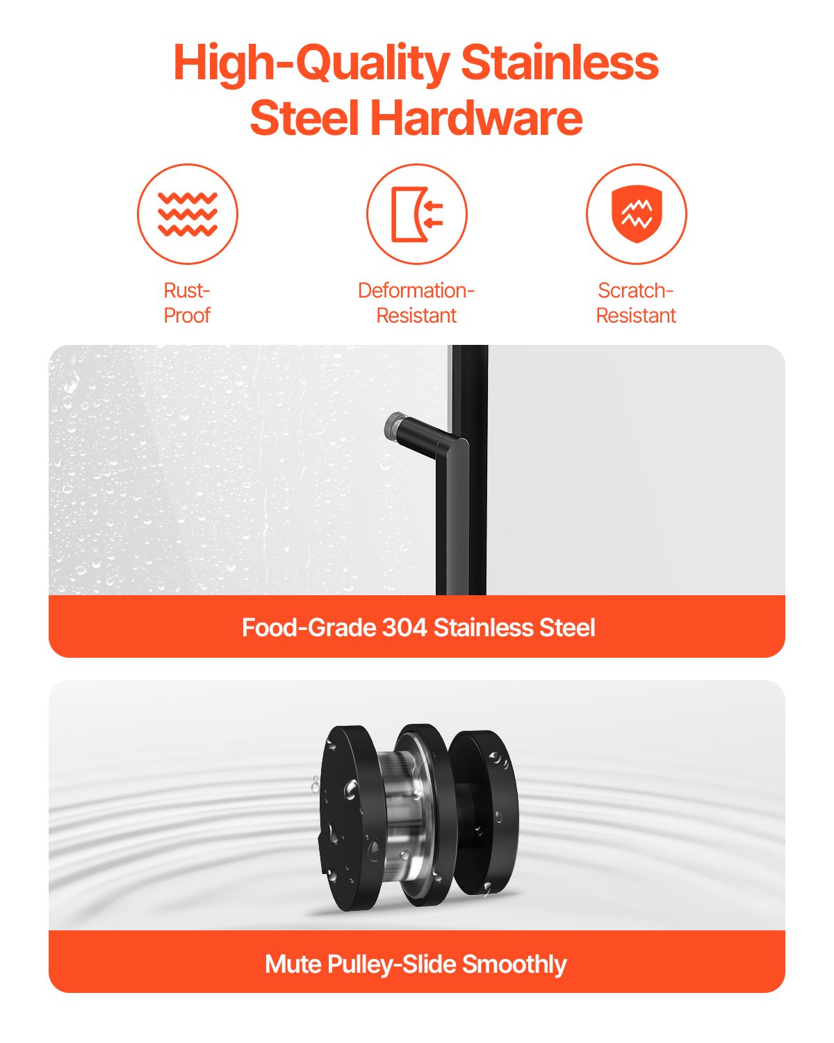 Ramlös skjutbar badkarsdörr 56-60 tum B x 60 tum H Ramlös duschdörr