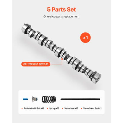 LS Truck Nockenbremsen-Kit mit Stößelstangen, Federn und Dichtungen 1999-2013 GM Gen3/4 Norris