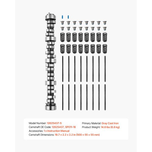LS Truck Nockenbremsen-Kit mit Stößelstangen, Federn und Dichtungen 1999-2013 GM Gen3/4 Norris