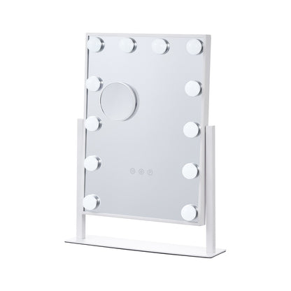 Hollywood Makeup-sminkspegel med lampor 5x förstoring 16,1x11,8 tum