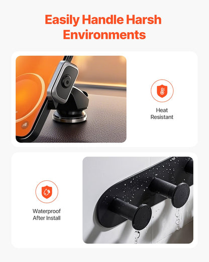 Double Sided Tape Heavy Duty, 16 ft Nano Mounting Tape( 3 Pack), Strong Adhesive & Reusable, Clear Two Sided Wall Tape, Removable Poster Picture Hanging Strips for Home Office Car Outdoor Use