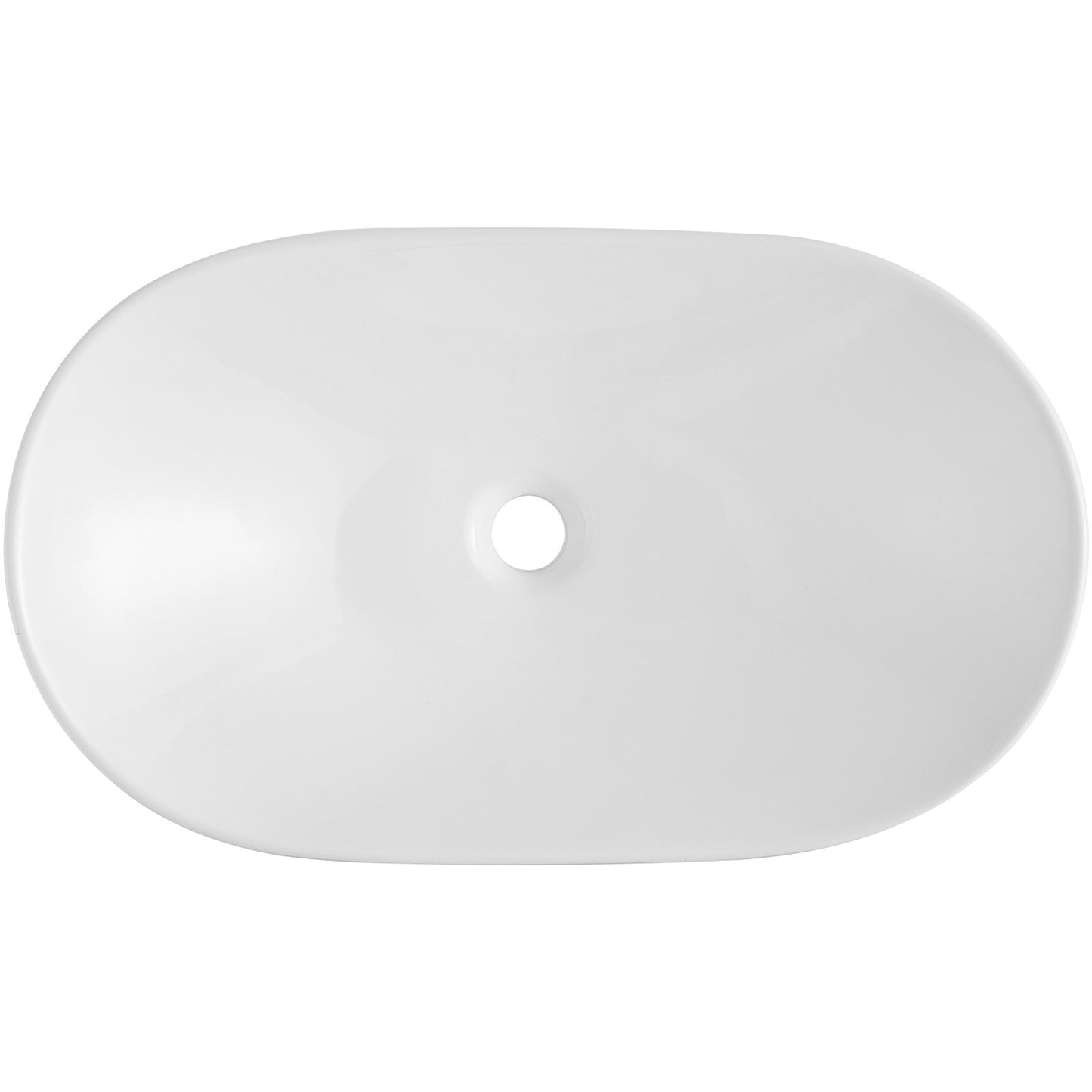 Modernes Keramikwaschbecken, 59,4 x 36,8 cm, Badezimmerschrank, Arbeitsplatte