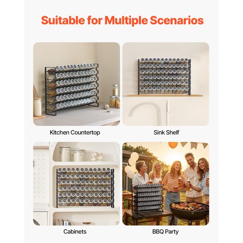 Kryddställ Organizer för skåp Kök Kryddor Organizer 23x16 tum |  EU