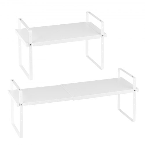 2-stufiges Schrank-Organizer-Regal, Bankregal, Gewürzregal aus Stahl | EU