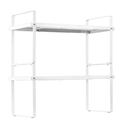 2-stufiges Schrank-Organizer-Regal, Bankregal, Gewürzregal aus Stahl | EU