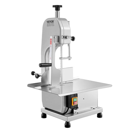 650W Commercial Electric Meat Band Saw Stainless Steel Bone Saw Machine