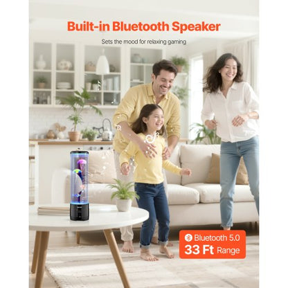 Sensorische Blasenröhrenlampe 16 ferngesteuerte farbige Wasserfischlampe