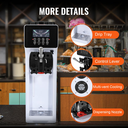 Softeismaschine 10L/H Ersatz für eine Geschmacksrichtung auf der Arbeitsplatte