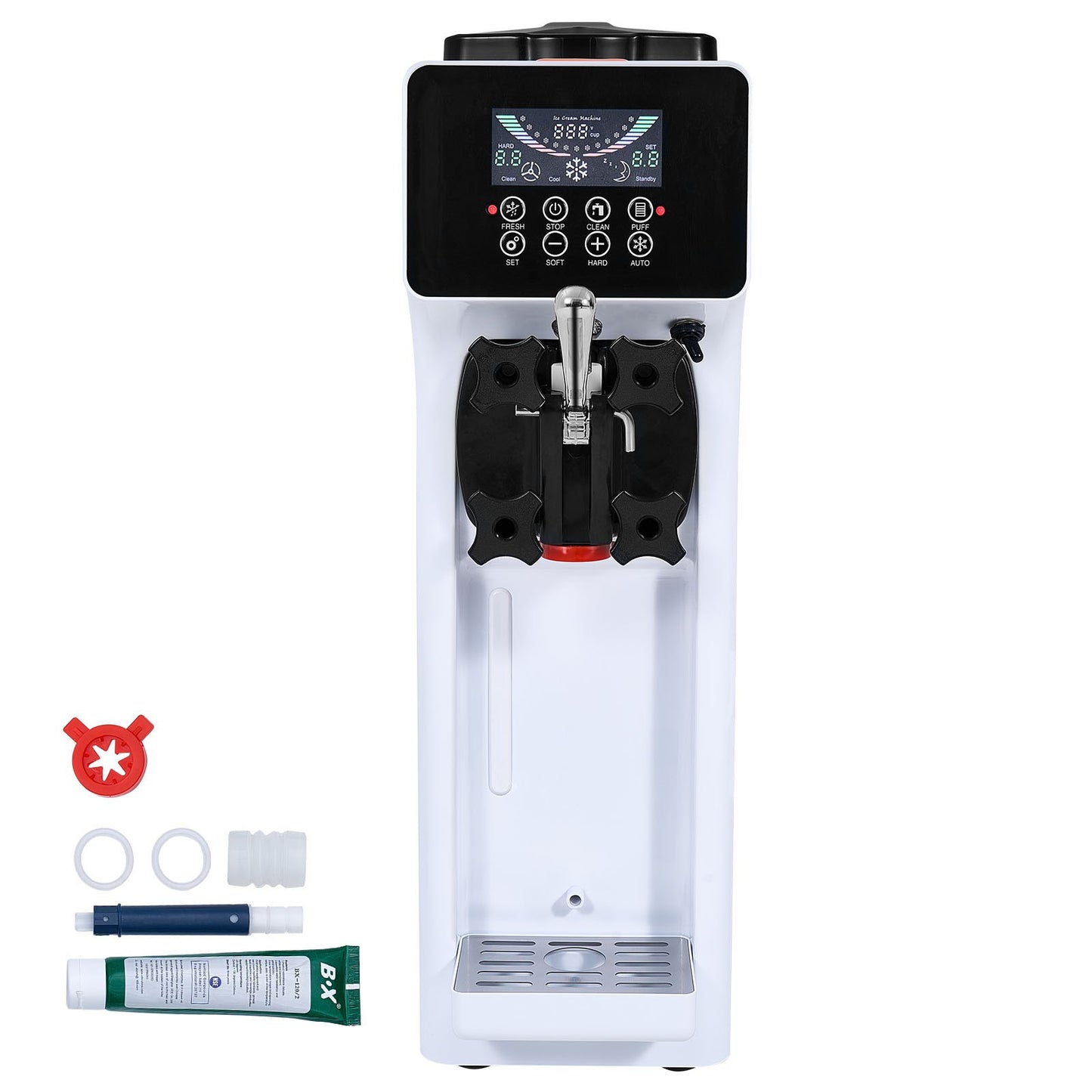 Softeismaschine 10L/H Ersatz für eine Geschmacksrichtung auf der Arbeitsplatte