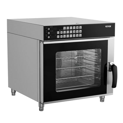 Konvektionsofen für die Arbeitsplatte, kommerzieller Toaster, Bäcker, Edelstahl, 58 l
