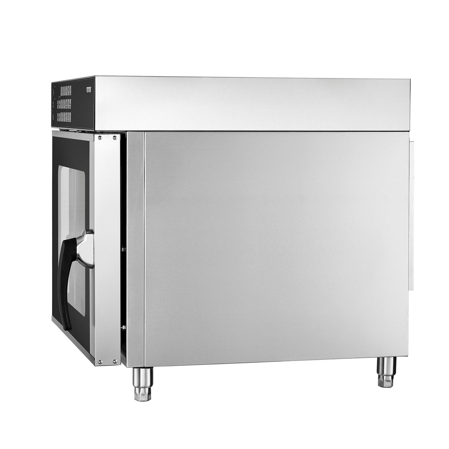 Konvektionsofen für die Arbeitsplatte, kommerzieller Toaster, Bäcker, Edelstahl, 58 l