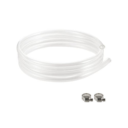 Clear Vinyl Tubing, 1/2" ID x 5/8" OD, 10FT Plastic PVC Tubing, Flexible and Cuttable Clear Hose, 1/16 in Wall Thickness, High-strength PVC Material for Aquarium Irrigation Swimming Pool Lab