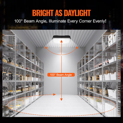 4 PCS LED Canopy Light 150W 16500LM 5000K Daylight Outdoor Canopy Lighting