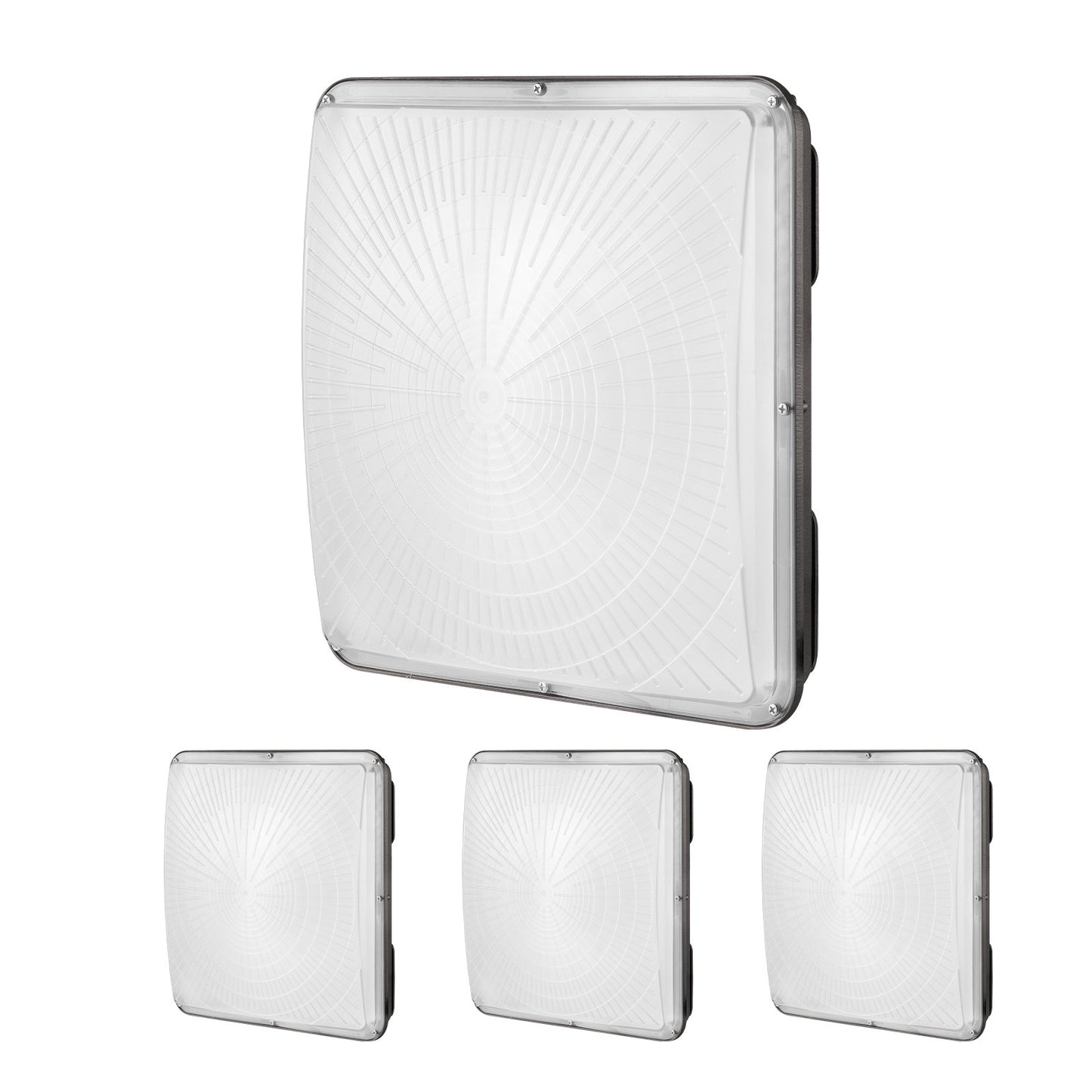 4 PCS LED Canopy Light 150W 16500LM 5000K Daylight Outdoor Canopy Lighting