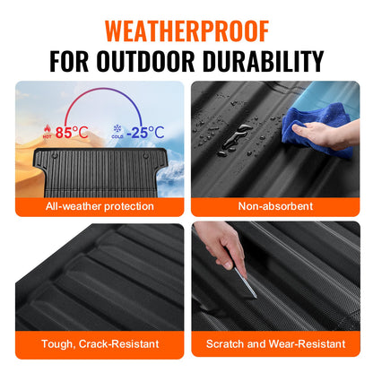 LKW-Ladeflächenmatte passend für 2022–2024 Toyota Tundra, TPE-Zubehör für LKW-Ladeflächen