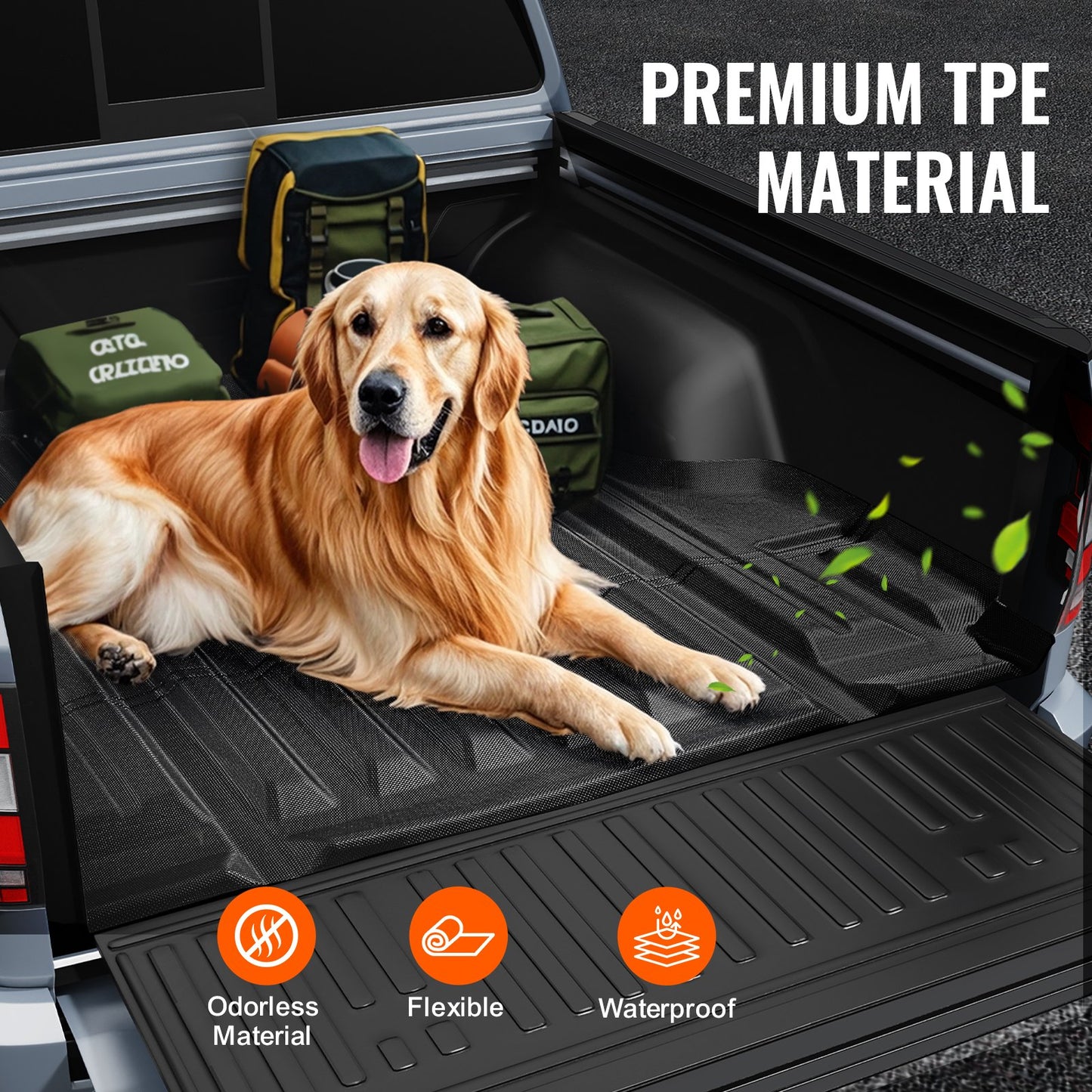 LKW-Ladeflächenmatte passend für 2022–2024 Nissan Frontier, TPE-Zubehör für LKW-Ladeflächen