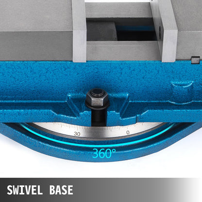 3 Inch Heavy Duty Milling Vise Bench Clamp Vise High Precision Clamping Vise 3 Inch Jaw Width with 360 Degree Swiveling Base CNC Vise