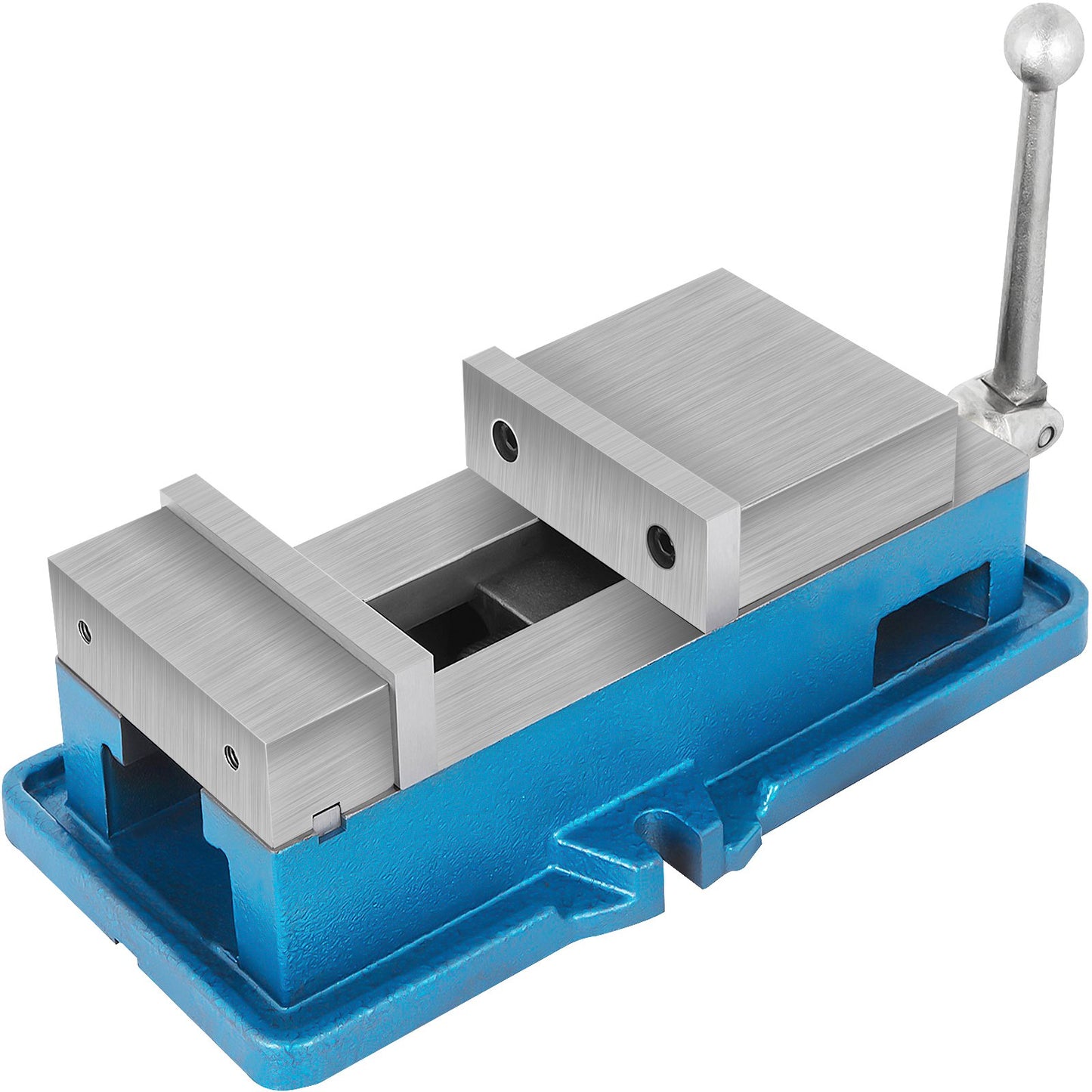 Non Swivel Milling Lockdown Vise 4 Inch Precision Bench Clamp 100mm Width Drill Press Clamp 4 Inch Jaw Opening for Finishing Milling Machines Drilling Machines Precision Parts