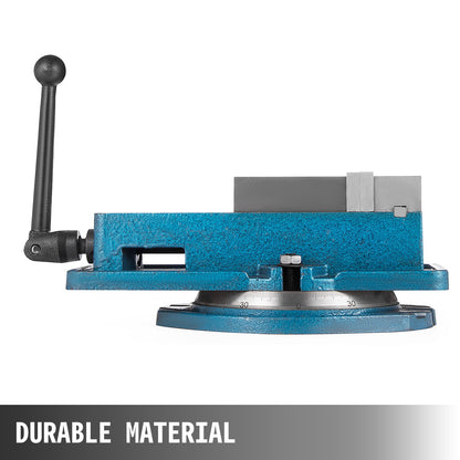 Milling Vise 4 Inch,Bench Clamp Vise High Precision Clamping,Mill Vise Ductile Iron Material with 360 Degree Swiveling Base