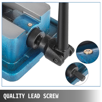 Milling Vise 4 Inch,Bench Clamp Vise High Precision Clamping,Mill Vise Ductile Iron Material with 360 Degree Swiveling Base