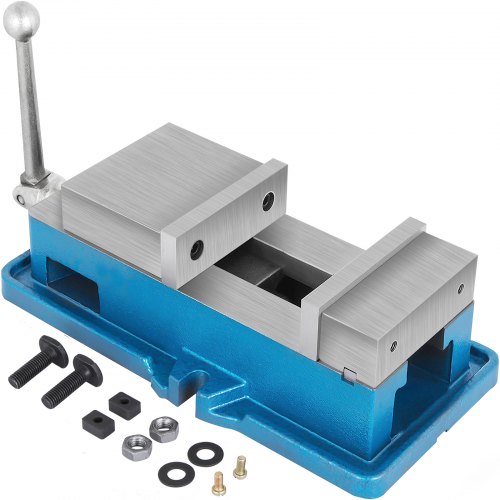 5" Super-Lock Vise For NC/CNC Machines Bench Clamp Vise High Precision, Vise Clamp Vice CNC Vise Lockdown Vise Drilling 125mm Width CNC 24KN