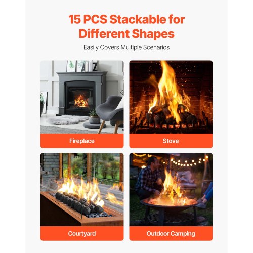 3-5 cm 25 Stk. Lavasteine Feuersteine Wiederverwendbare Feuersteine