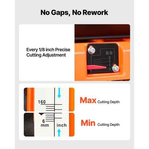 Tjocklekshyvel, 330 mm brett arbetsbord, elektrisk träbearbetningshyvel, spiralformad skärhuvud med 24 skär, 2000W 23500 RPM kraftfull motor, en hastighet, för hårda och mjuka trämaterial |  EU