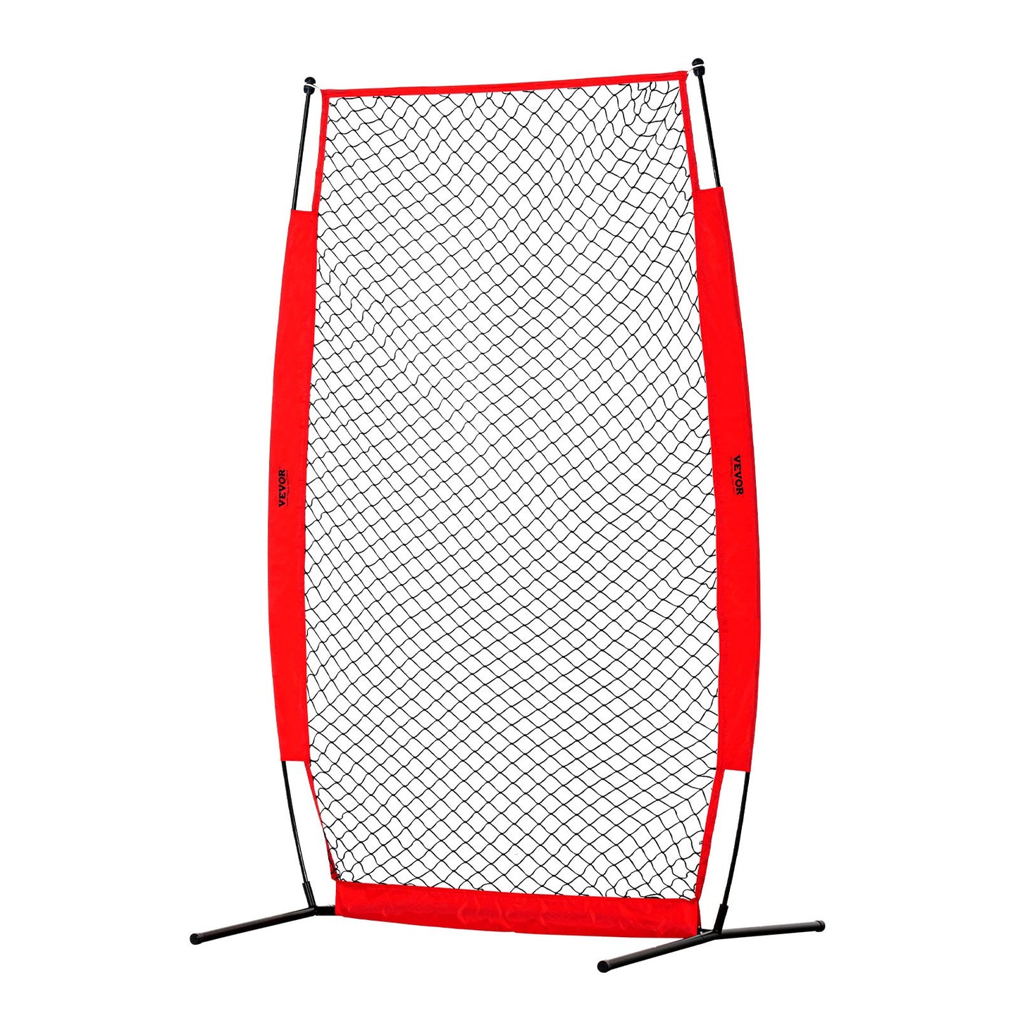 I-Screen Baseball für Batting Cage, 2,1 x 1,2 m Baseball- und Softball-Sicherheitsscreen, tragbarer Batting Screen mit Körperschutz, Tragetasche und Bodenpfählen, Baseball-Pitching-Netz zum Schutz der Pitcher